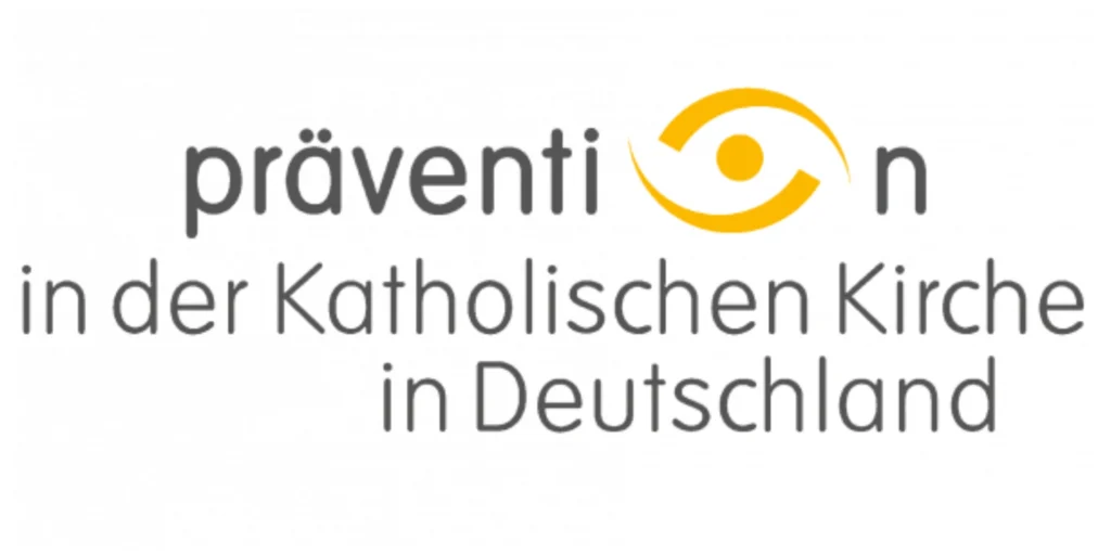 Das Bild zeigt das Logo "Prävention in der katholischen Kirche".